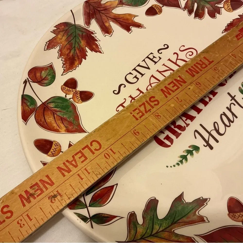 Hobby Lobby Cream Decorative Plate 12”